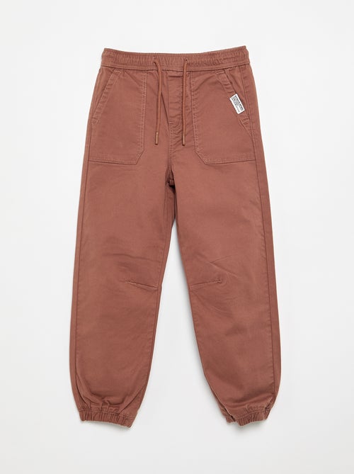 Joggingbroek met trekkoordjes - Kiabi Joggingbroek met trekkoordjes - Kiabi