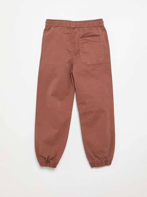 Joggingbroek met trekkoordjes - Kiabi Joggingbroek met trekkoordjes - Kiabi