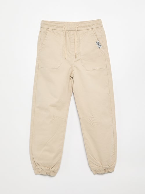 Joggingbroek met trekkoordjes - Kiabi Joggingbroek met trekkoordjes - Kiabi