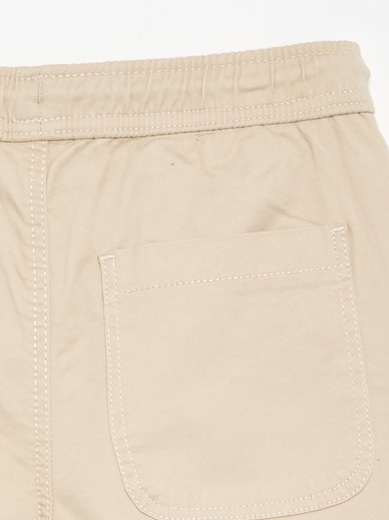 Joggingbroek met trekkoordjes Grijs - Kiabi