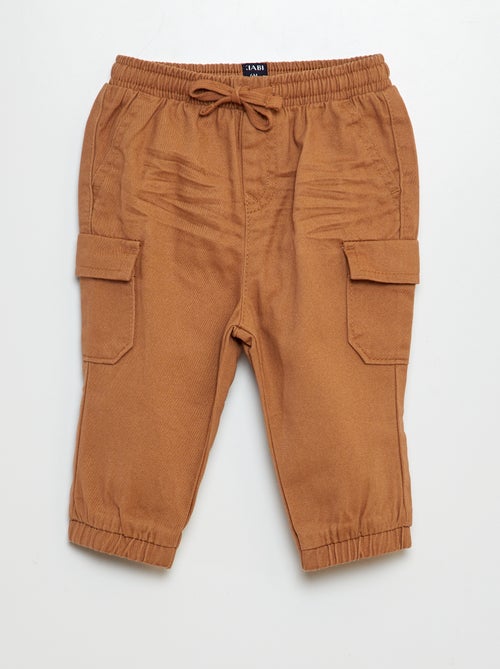 Joggingbroek met zakken met klepje - Kiabi