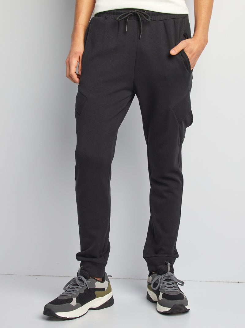 Joggingbroek met zakken zwart - Kiabi