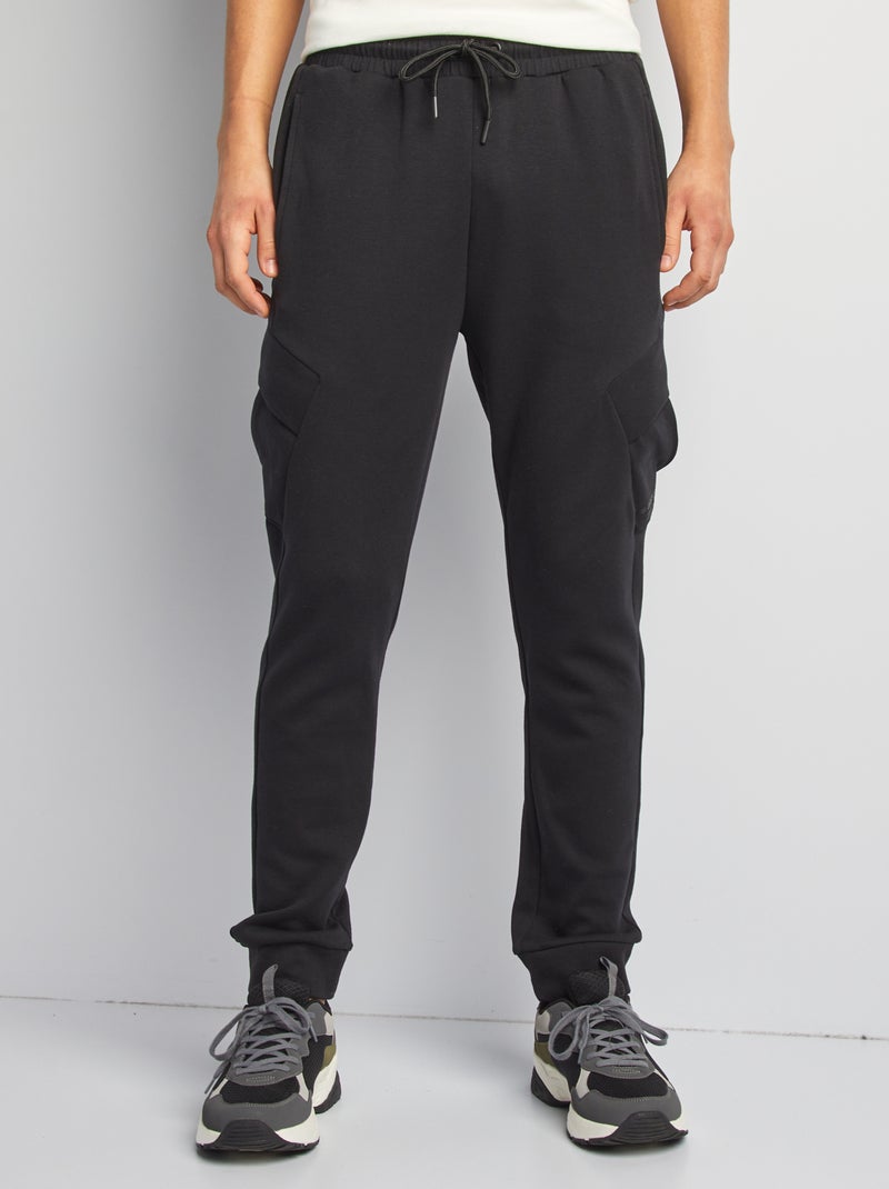 Joggingbroek met zakken zwart - Kiabi