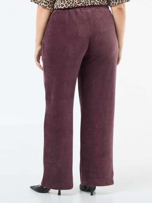 Joggingbroek van corduroy - Kiabi
