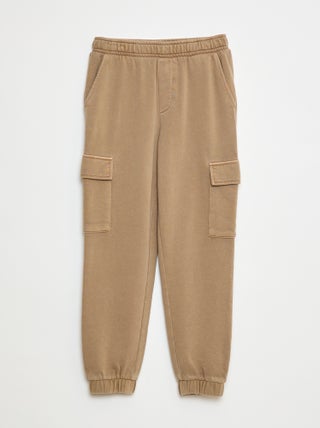 Joggingbroek van dunne fleece met zakken