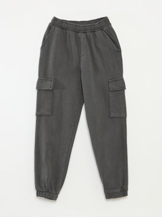 Joggingbroek van dunne fleece met zakken