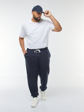 Joggingbroek van effen sweatstof