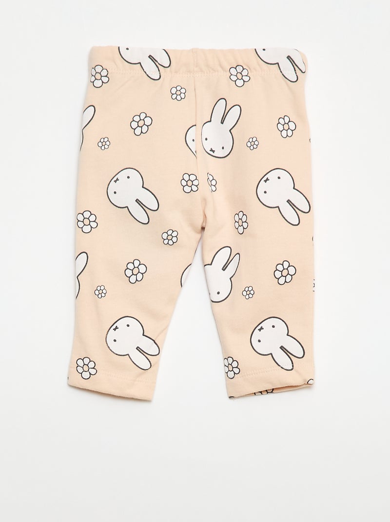 Joggingbroek van fleece 'Miffy' Rose - Kiabi