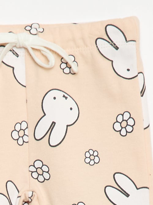 Joggingbroek van fleece 'Miffy' - Kiabi