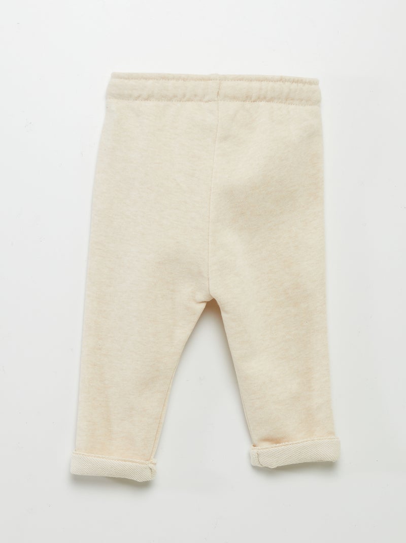 Joggingbroek van french terry BIEGE - Kiabi