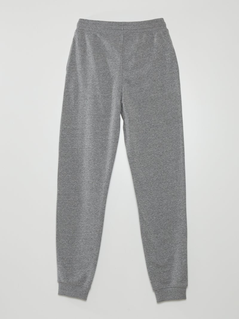 Joggingbroek van french terry GRIJS - Kiabi