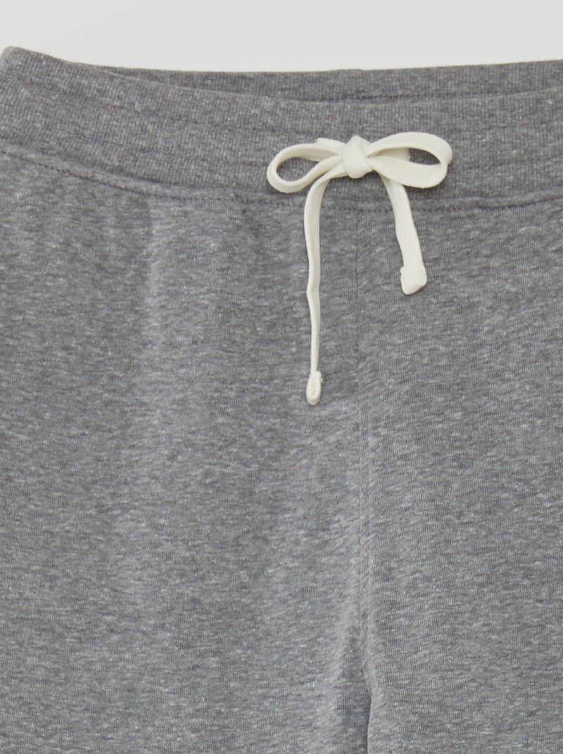 Joggingbroek van french terry GRIJS - Kiabi