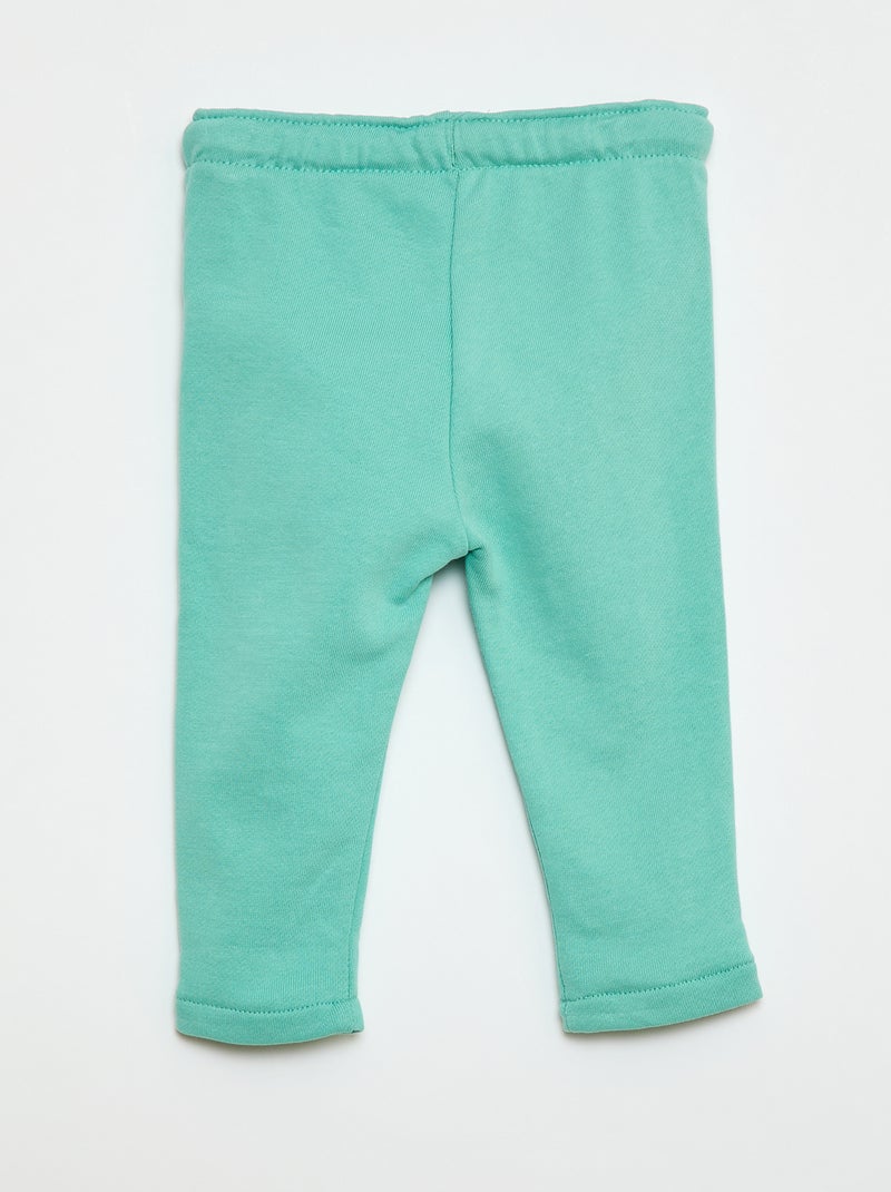 Joggingbroek van french terry Groen - Kiabi