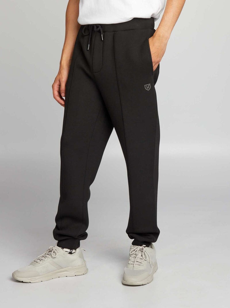 Joggingbroek van neopreen ZWART - Kiabi