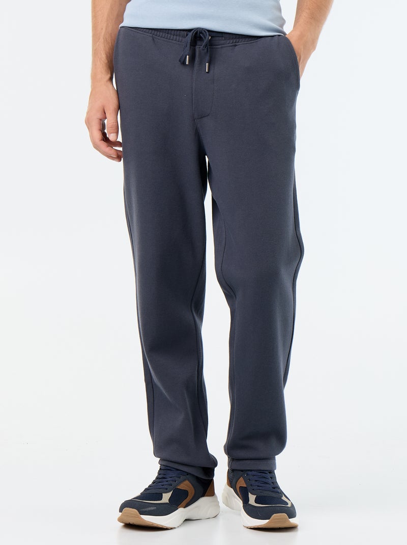 Joggingbroek van piquéstof Blauw - Kiabi