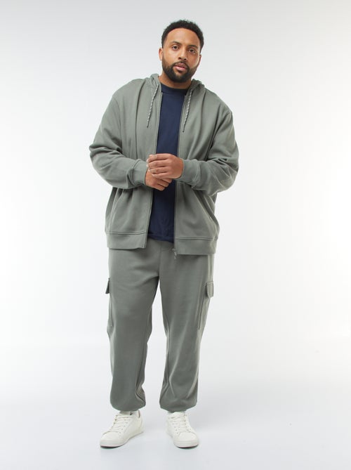 Joggingbroek van piquéstof met klepzakjes - Kiabi