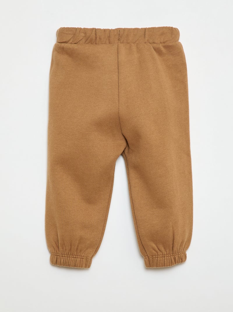 Joggingbroek van sweatstof Biege - Kiabi