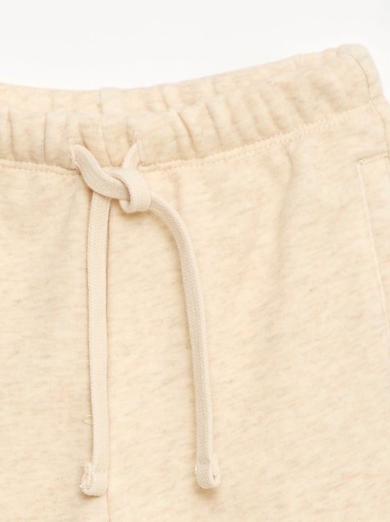 Joggingbroek van sweatstof Biege - Kiabi