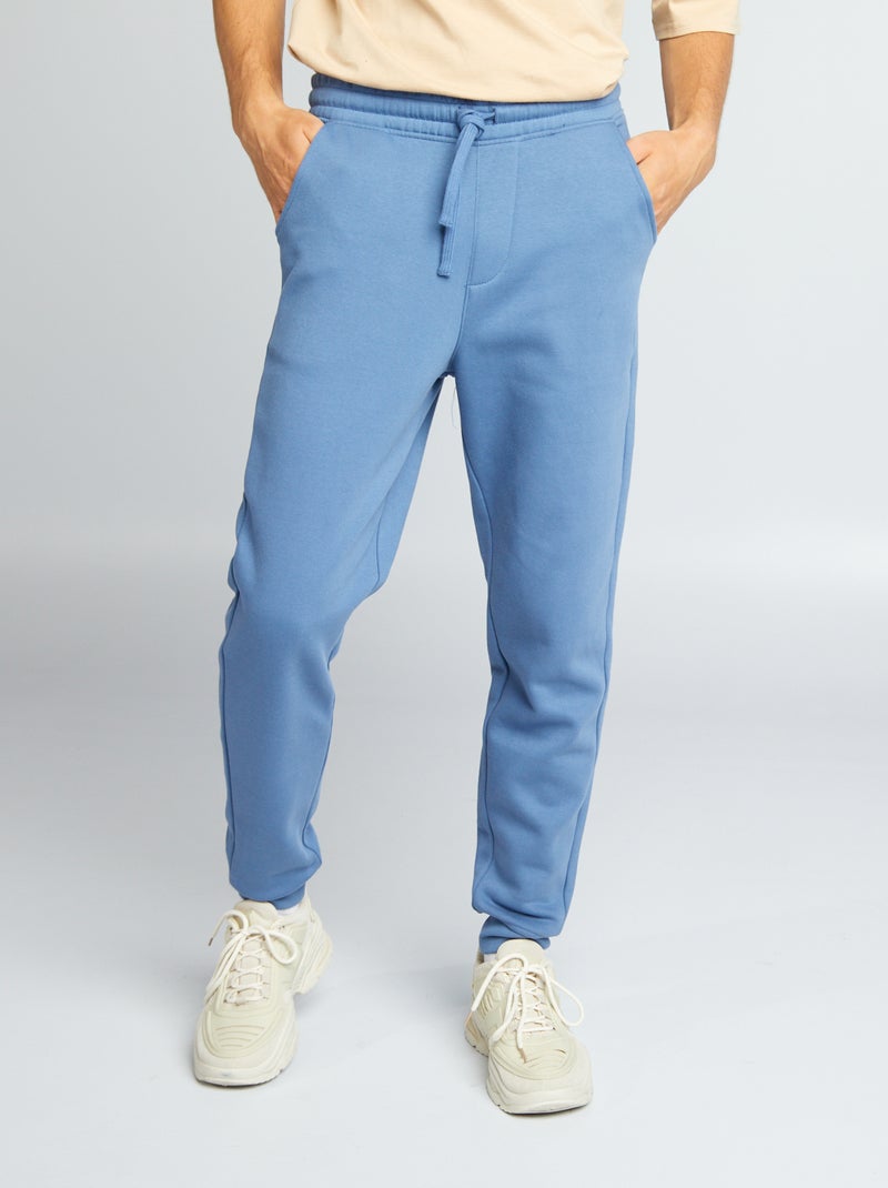 Joggingbroek van sweatstof BLAUW - Kiabi