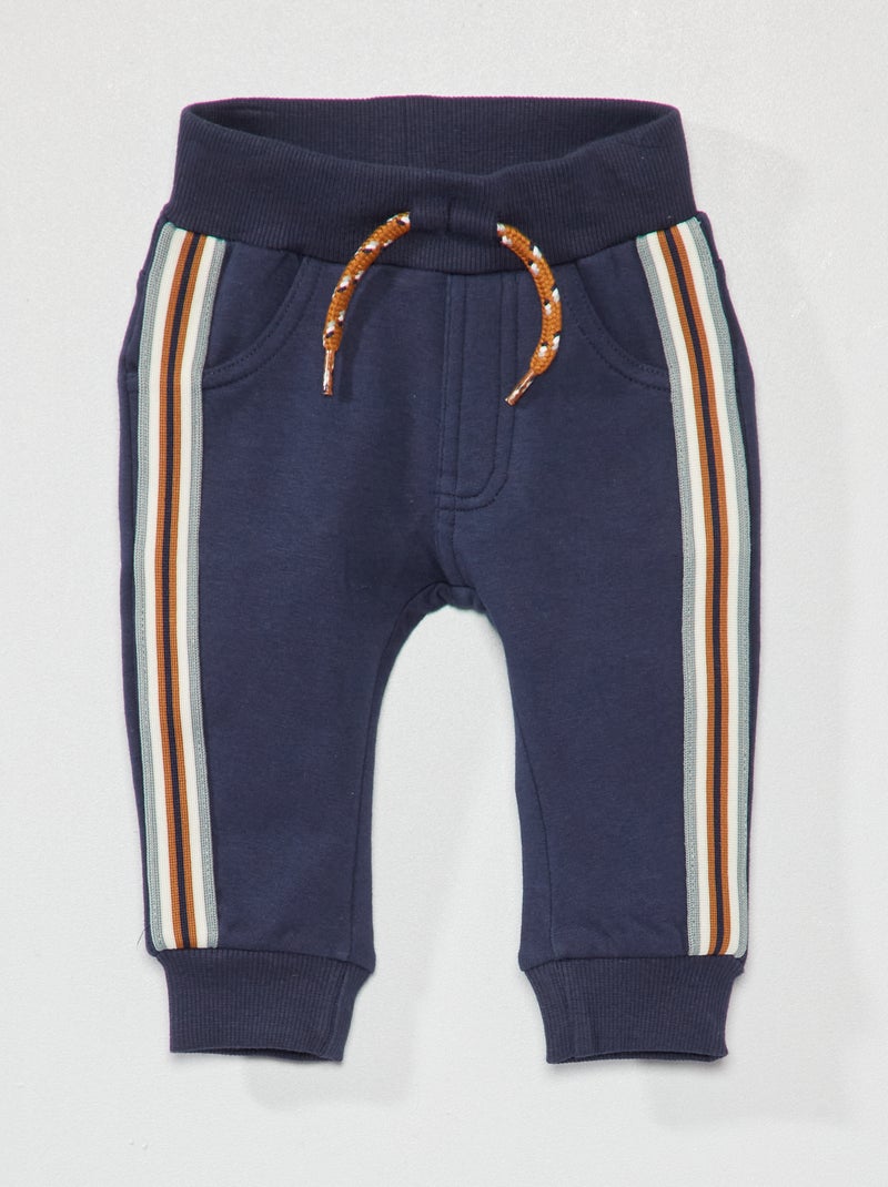 Joggingbroek van sweatstof BLAUW - Kiabi