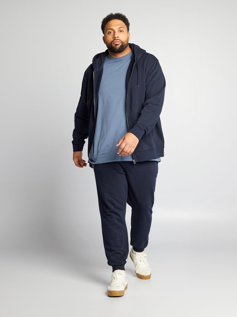 Joggingbroek van sweatstof BLAUW - Kiabi