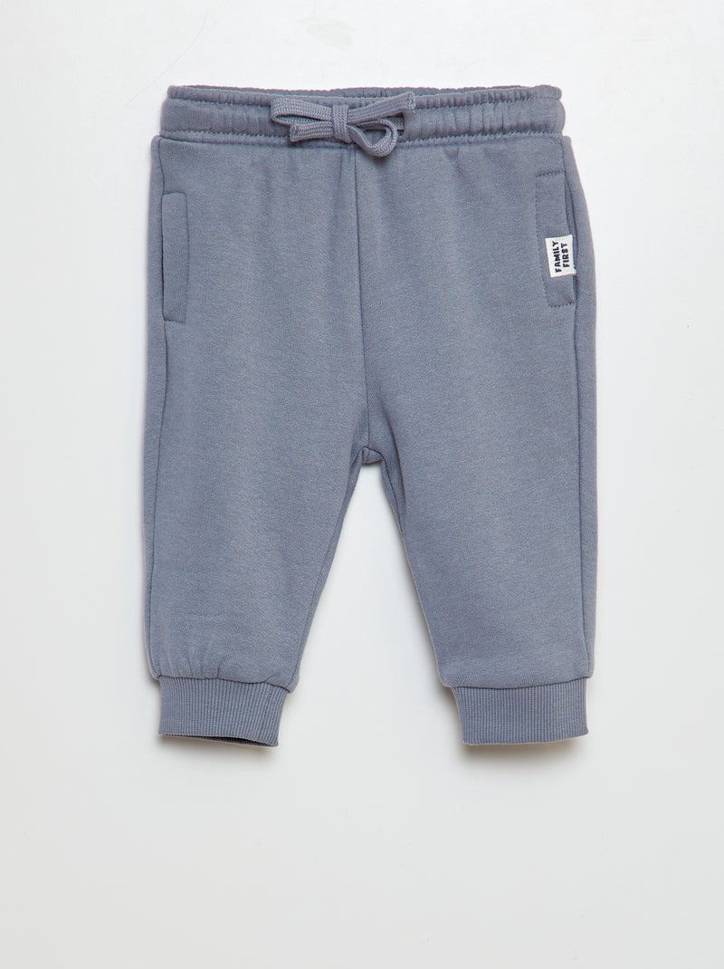 Joggingbroek van sweatstof BLAUW - Kiabi