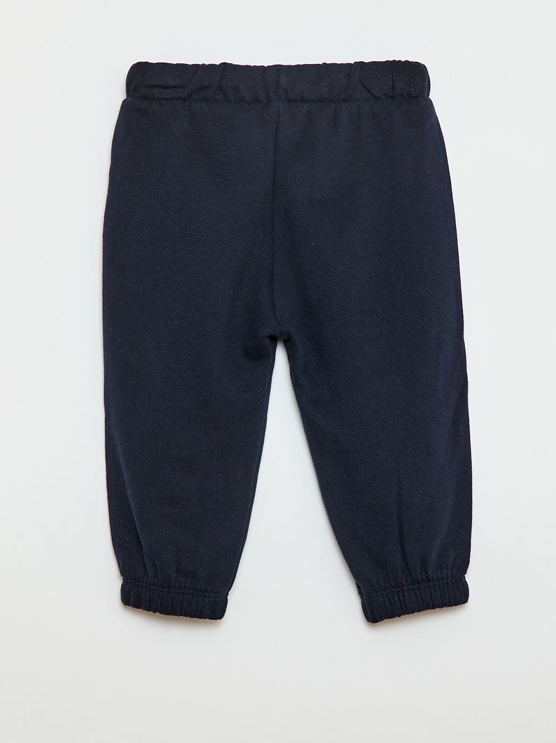 Joggingbroek van sweatstof Blauw - Kiabi