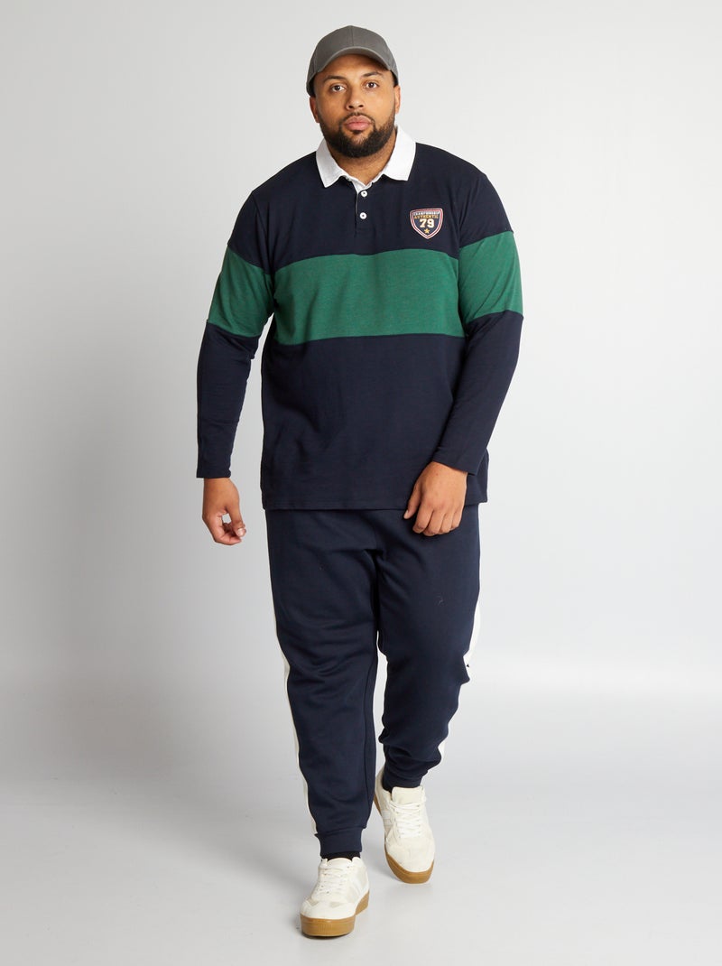 Joggingbroek van sweatstof BLAUW - Kiabi
