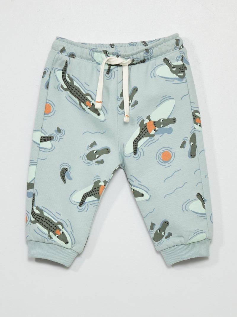Joggingbroek van sweatstof BLAUW - Kiabi