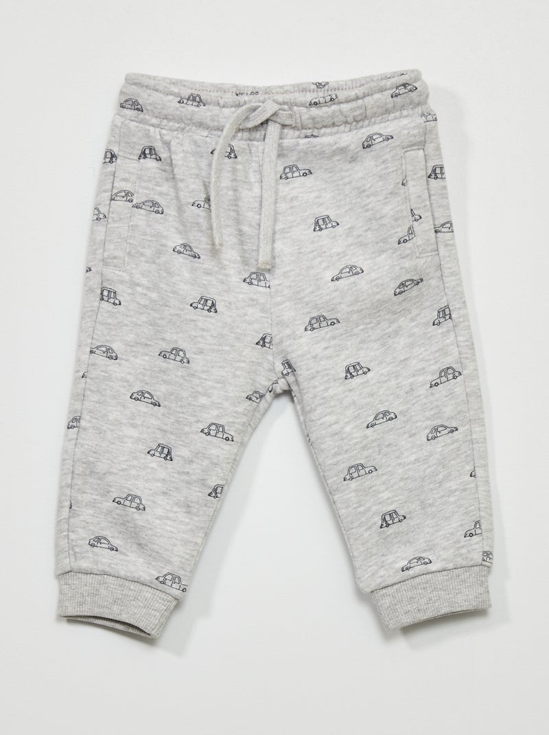 Joggingbroek van sweatstof GRIJS - Kiabi