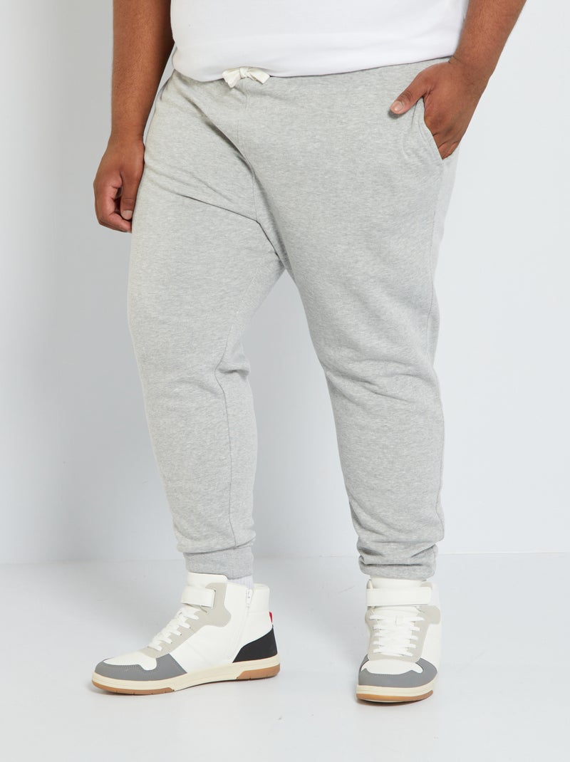 Joggingbroek van sweatstof GRIJS - Kiabi