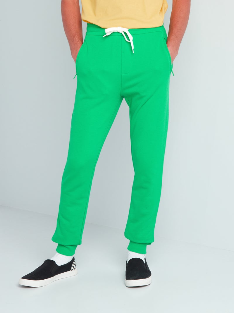 Joggingbroek van sweatstof GROEN - Kiabi