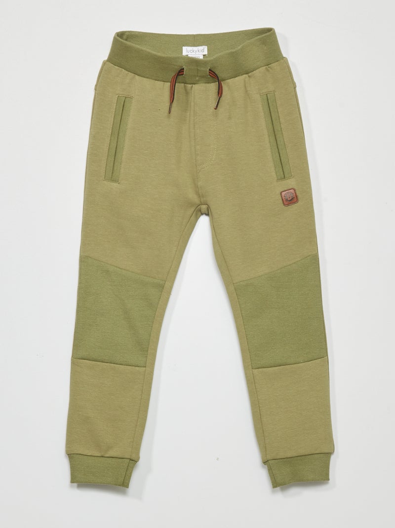 Joggingbroek van sweatstof KAKI - Kiabi