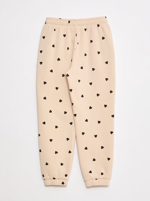 Joggingbroek van sweatstof met zachte, geruwde binnenzijde - Kiabi