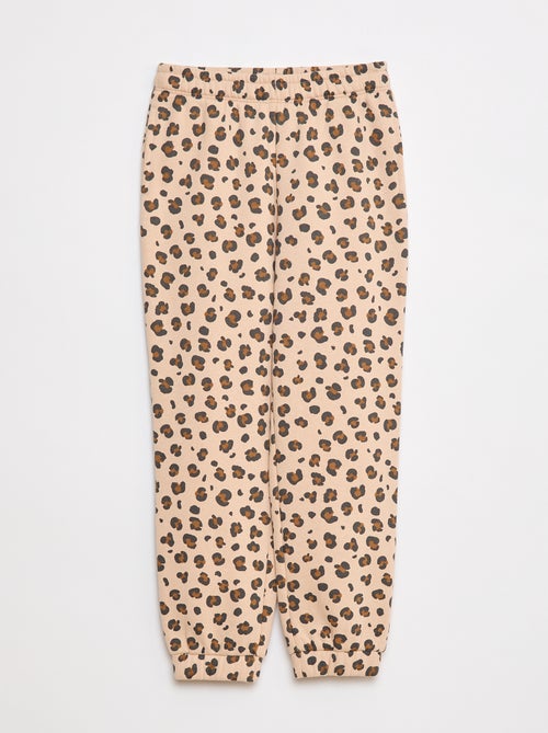 Joggingbroek van sweatstof met zachte, geruwde binnenzijde - Kiabi