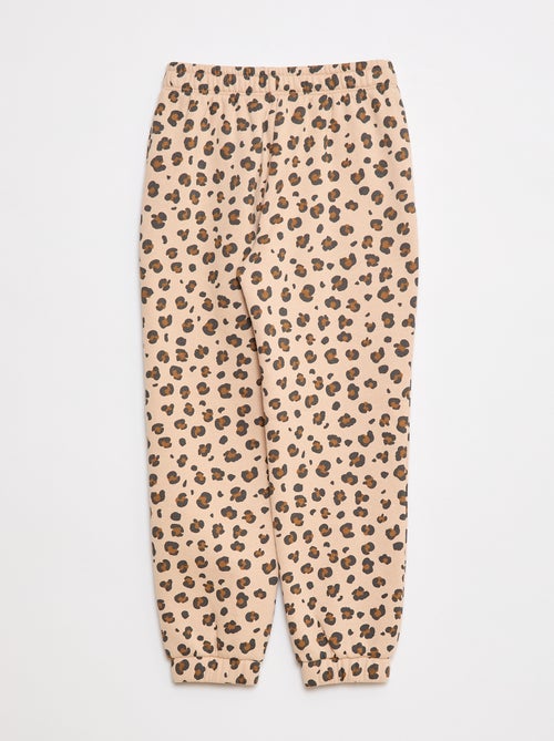 Joggingbroek van sweatstof met zachte, geruwde binnenzijde - Kiabi