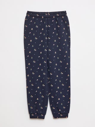 Joggingbroek van sweatstof met zachte, geruwde binnenzijde