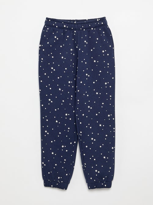 Joggingbroek van sweatstof met zachte, geruwde binnenzijde - Kiabi Joggingbroek van sweatstof met zachte, geruwde binnenzijde - Kiabi
