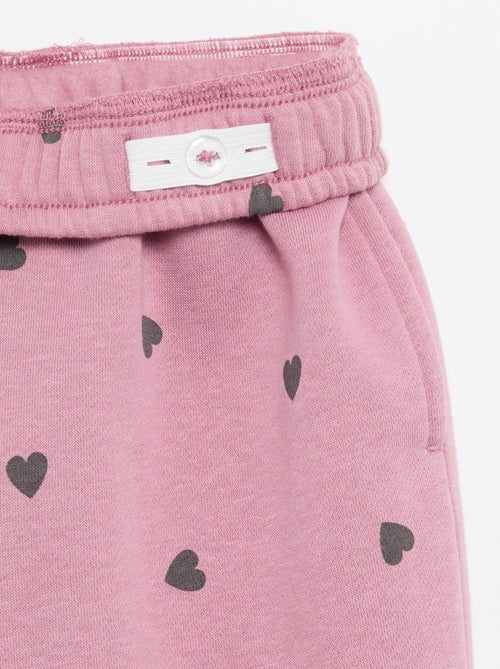 Joggingbroek van sweatstof met zachte, geruwde binnenzijde - Kiabi