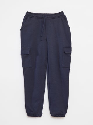 Joggingbroek van sweatstof met zakjes