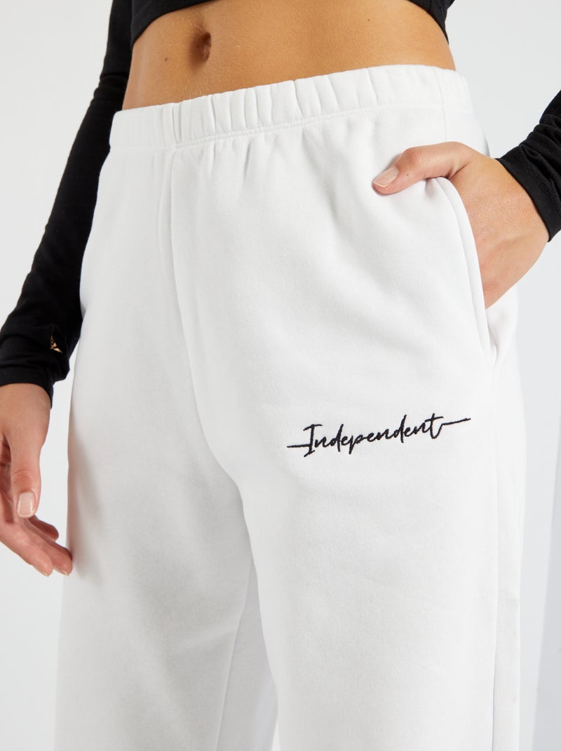 Joggingbroek van sweatstof X IAM.MOANA wit - Kiabi