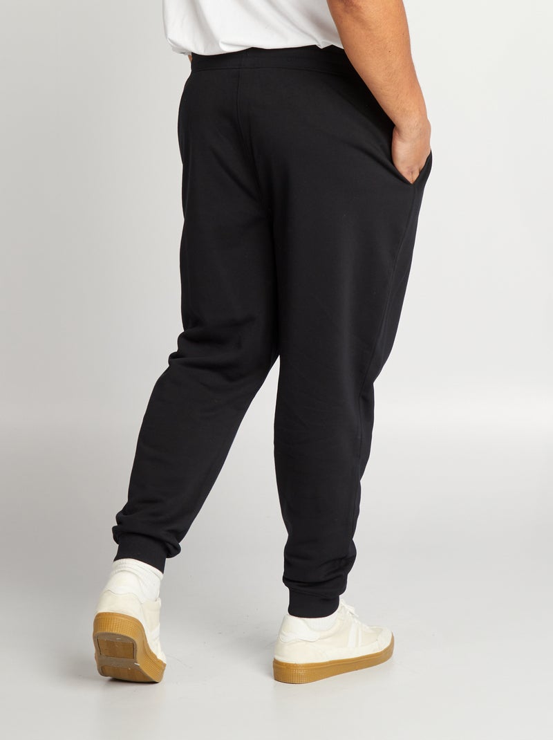 Joggingbroek van sweatstof zwart - Kiabi