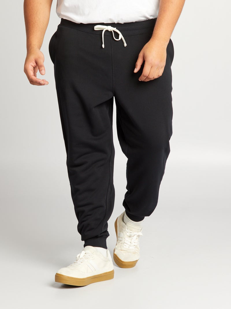 Joggingbroek van sweatstof zwart - Kiabi