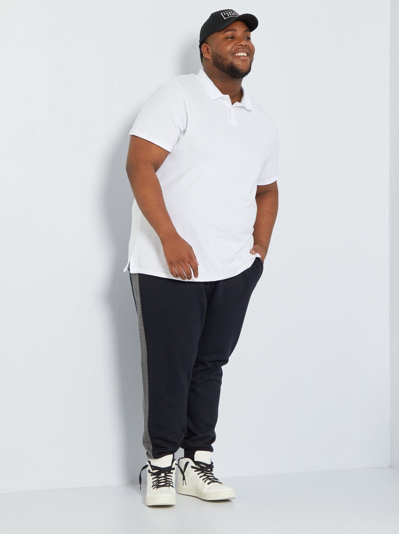 Joggingbroek van sweatstof zwart - Kiabi