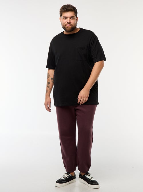 Joggingbroek van warme fleece met zakken - Kiabi