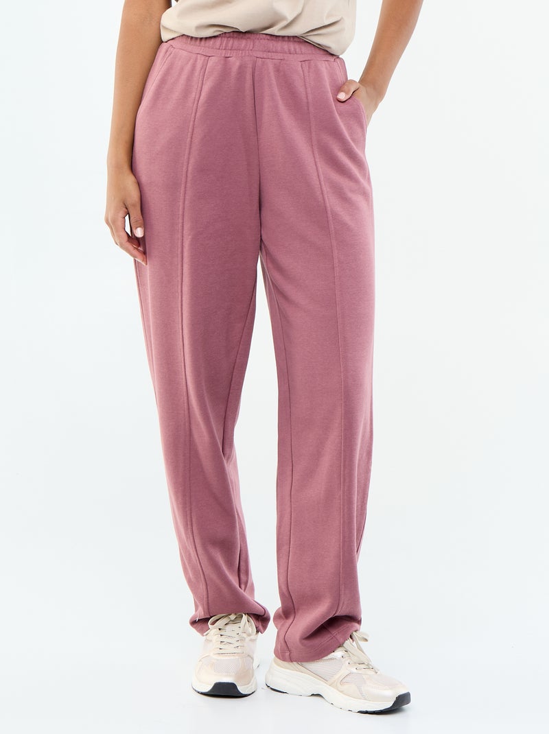 Joggingbroek van zware jerseystof Rose - Kiabi
