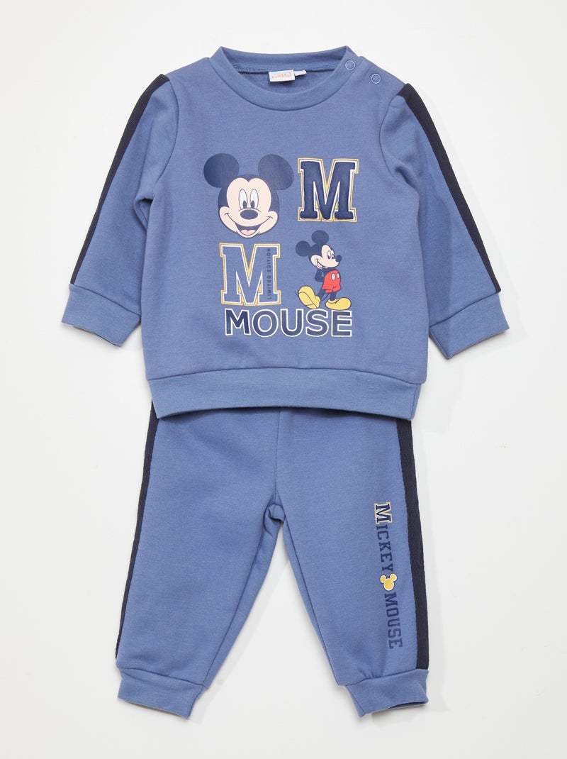 Joggingpak 'Mickey' - 2-delig BLAUW - Kiabi