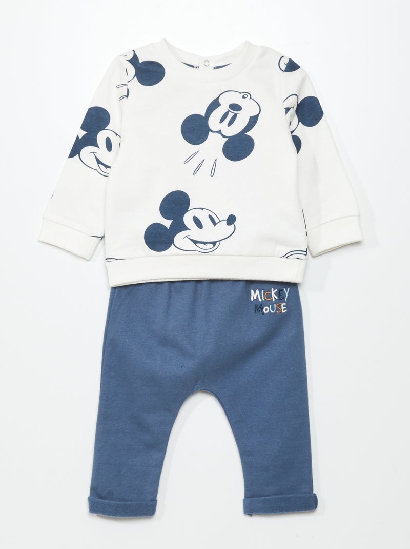 Joggingpak 'Mickey' - 2-delig BLAUW - Kiabi