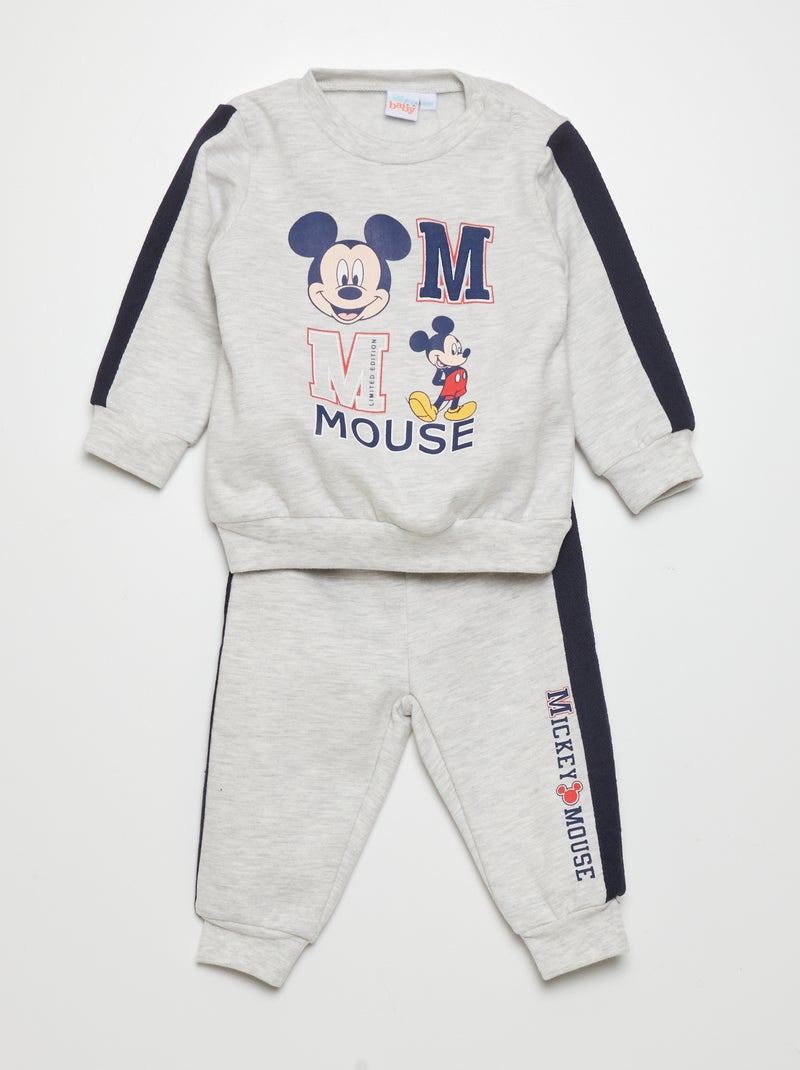 Joggingpak 'Mickey' - 2-delig GRIJS - Kiabi