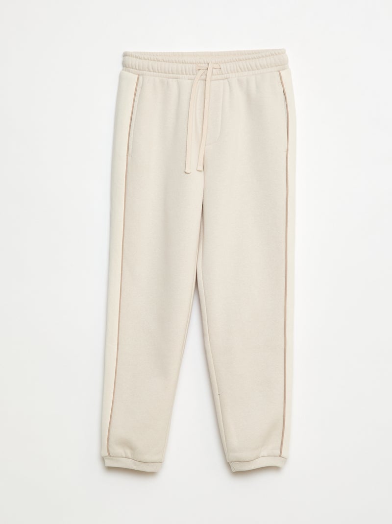 Joggingpak van geruwde fleece - Sweater + broek - 2-delig Grijs - Kiabi